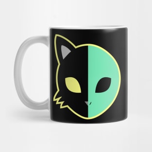 alien cat Mug